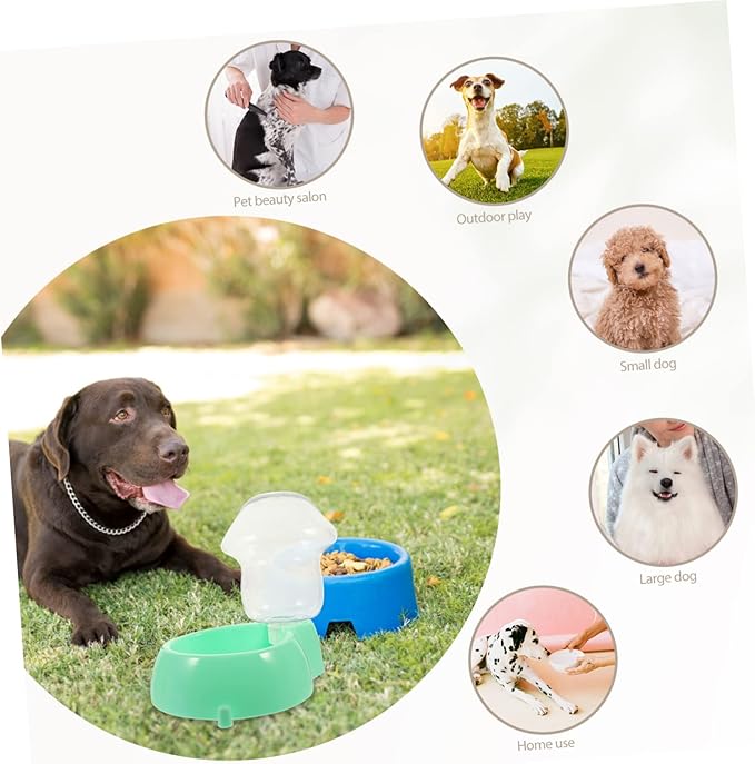 Happyyami Dog Bowl Water Dispenser Automatic Pet Drinking Tool Cat Water Bowl Portable Easy to Carry