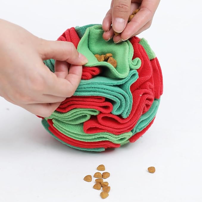 Snuffle Ball for Dogs - Interactive Dogs Toys to Keep Them Busy, Dog Puzzle Toy, Dog Enrichment Toys for Small, Medium Pets Daily Companionship, Training Reward Gift
