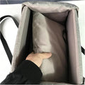 Dog Car Seat Dog Booster Car Seat Cat Carrier Bag Cat Bed For Small Dogs Cats Pet Car Seat With Pad And Straps For Dogs Cats(Khaki Large)