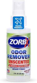 ZORBX Unscented Odor Eliminator for Strong Odor 2 Fl Oz, Pack of 1 - Used in Hospitals & Healthcare Facilities - Advanced Formula, Fast-Acting Odor Remover Spray for Dog, Cat, House & Carpet