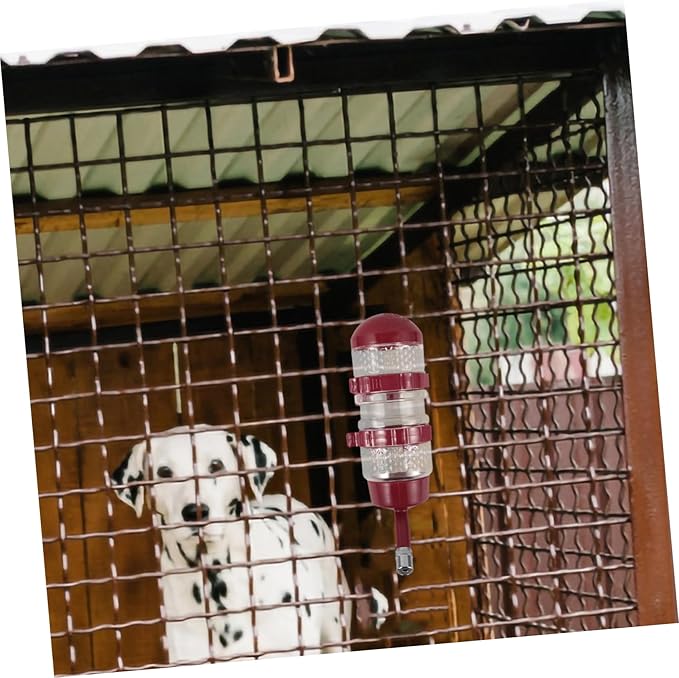 MERRYHAPY Hanging Dog Water Feeder Dispenser for Cats Dogs Automatic Pet Watering Device Capacity for Cages Convenient Practical Water for Indoor Pets