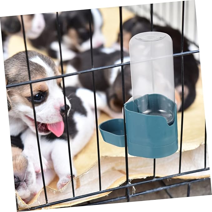 Kisangel 3pcs Pet Water Dispenser for Cats and Dogs Automatic Hanging Water Bottle Easy to Install Suitable for Cages