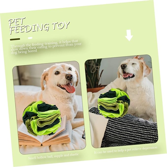 Pet Sniffing Ball Dog Sniffing Snack Ball Pet Dog Plaything for Training and Exercise