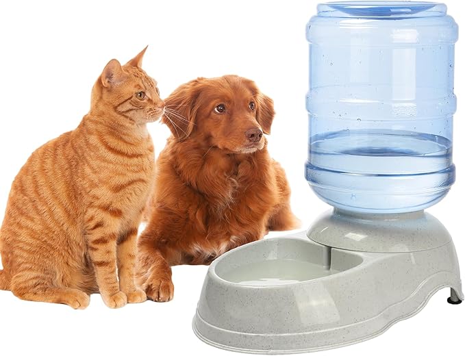 Automatic 11L Dog Water Dispenser,Pet Gravity Water Dispenser,Automatic Gravity Dog Water Bowl Dispenser,Large Size Dog Drinking Fountain for Small Medium Large Dogs Cats