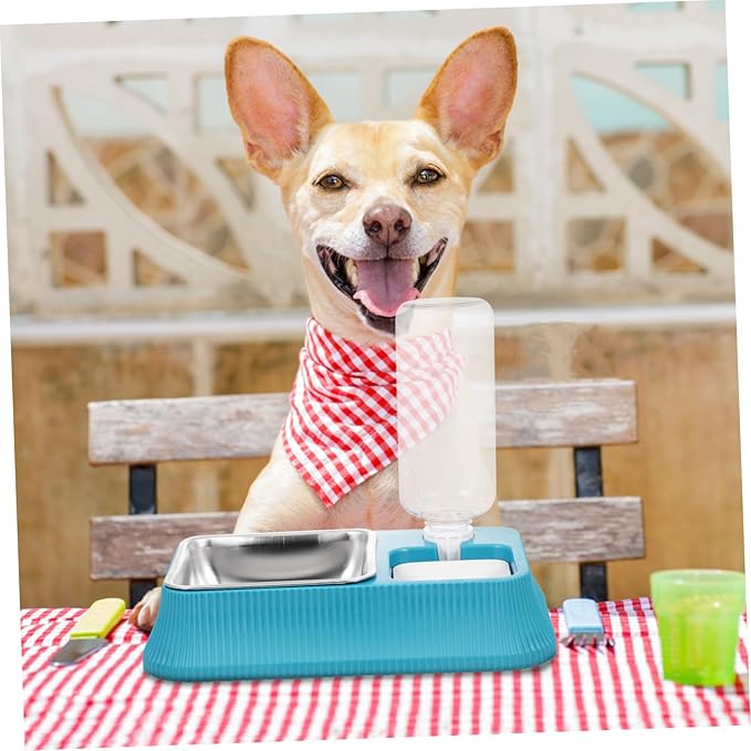 Dog Feeders Pet Water Bowl Automatic Refill Puppy Food Bowl Skid for Pet Store or Home Use