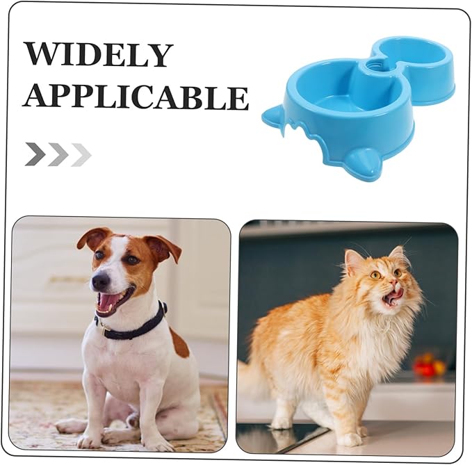 Automatic Pet Feeder and Water Dispenser with Bottle Attachment for Dogs and Cats Durable Slow Feeder Dog Bowls for Hydration and Mealtime Convenience