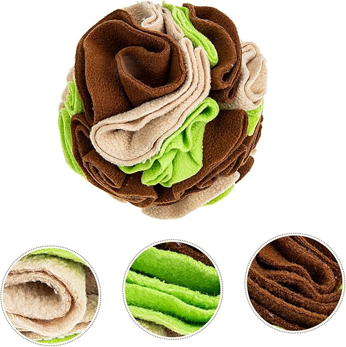Dog Feeding Toy Interactive Sniffing Ball for Puppies Mental Physical Exercise Slow Eating Ball for Dog Training