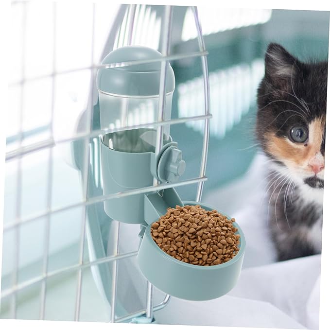 VANZACK Hanging Cat Feeder Automatic Pet Food Bowl Detachable Design for Easy Cleaning Unique Non-Overturn Feature for Dogs and Cats Healthy Material