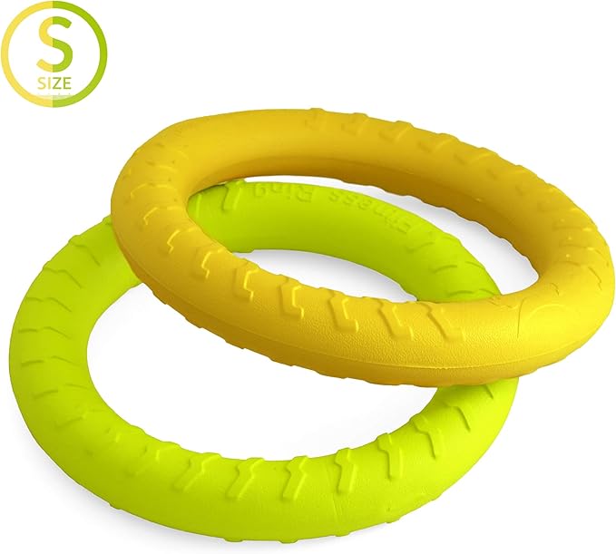 PetSpy Dog Ring Toy – Ring Puller for Outdoor Play, Floating Training & Fetch Toy for Throwing, Catching & Chewers – Durable EVA Flying Disc for Small, Medium & Large Dogs