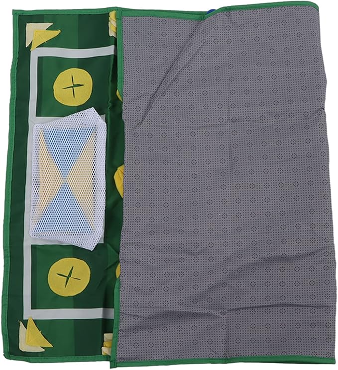 Dog Sniff Blanket Snuffle Mat 39.4 x 25.6in Grass Green - Interactive Pet Nose Work Toy, Durable Polyester for Stress Relief and Mental Stimulation