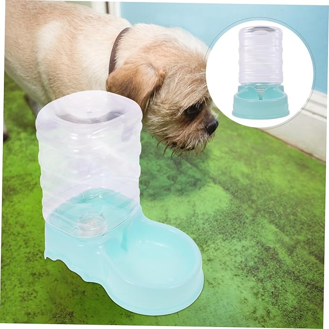 BESPORTBLE Automatic Dog Water Feeder and Cat Water Dispenser Durable Pet Watering Station with Unique Design Shatter-Resistant Material for Home Decor and Pet Hydration