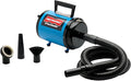 METROVAC AFTD-3 Air Force Commander 2-Speed Pet Grooming Dryer Blue | High Velocity Dog Hair Blower 4.0 HP USA
