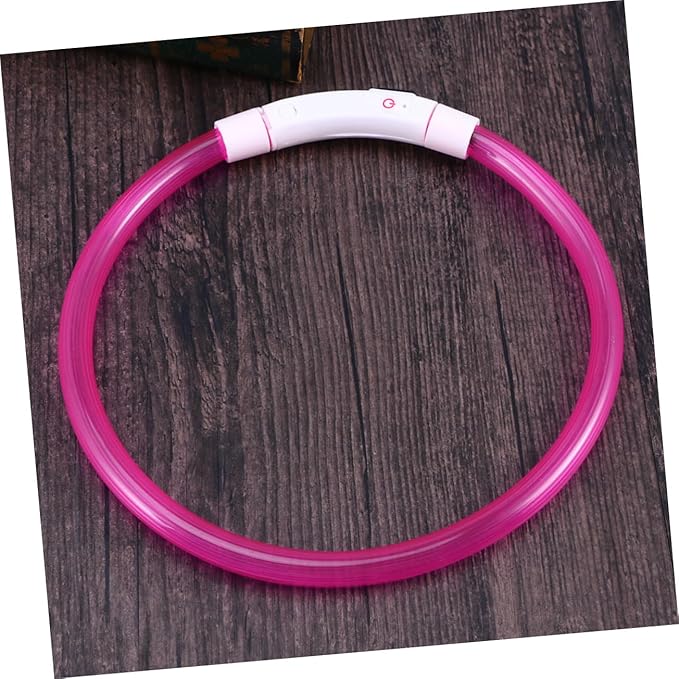 USB Rechargeable Led Night Dog Collar Flashing Pet Collar Light Modes for Safety During