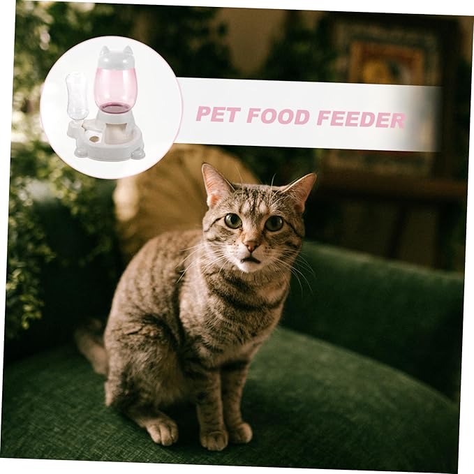 Automatic Pet Food Dispenser Capacity Cat Dog Feeder Water Dispenser Home Pet Supply