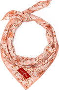 Lucy & Co. Woodland Wildflower Dog Bandana - Designer Puppy Accessory. 100% Polyester. Soft, Stylish and Appropriate for Any Occasion - Machine Washable