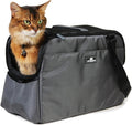 Sleepypod Atom - Airline Approved Pet Carrier and Crash-Tested Car Seat for Cats and Dogs up to 12 lbs. (Charcoal Gray)