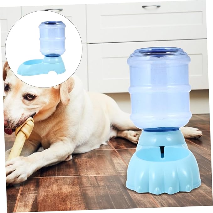 BESPORTBLE Automatic Pet Water Feeder for Dogs and Cats Durable Bowl with Smooth Surface Random Color Drinking Device for Easy Pet Hydration