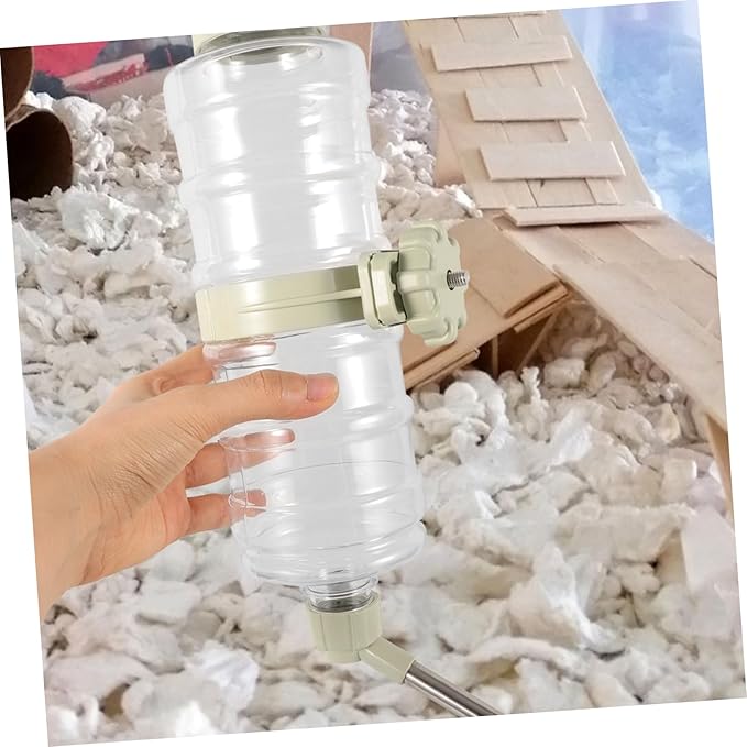 VANZACK Automatic Pet Water Dispenser Overflow Hanging Water Feeder for Dog and Cat Non Leak Design for Crate and Cage Use Easy Install and