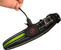 Sherry Kline LED Light-Up Pet Collar - USB Rechargeable - Flashing Glow in The Dark Size Small, Color: Green
