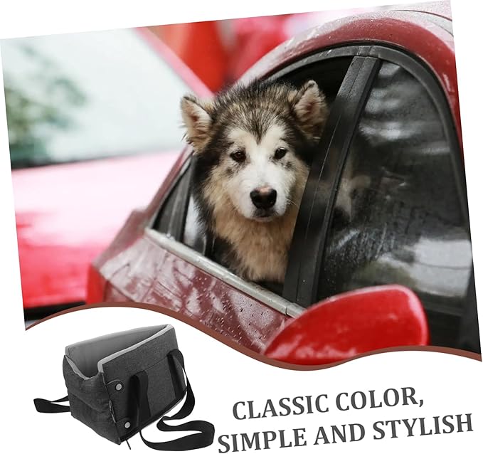 Portable Dog Car Seat for Pets Washable Nonslip Vehicle for Dogs Cats Comfortable Travel for Animals Color