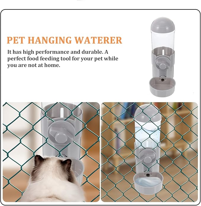 Automatic Drinking Fountain Automatic Pet Water Feeder Water Feeder for Cat Pet Water Bottle Puppy Water Feeding Tool Water Feeding Device Dog Hanging Feeder Puppy Water Dispenser