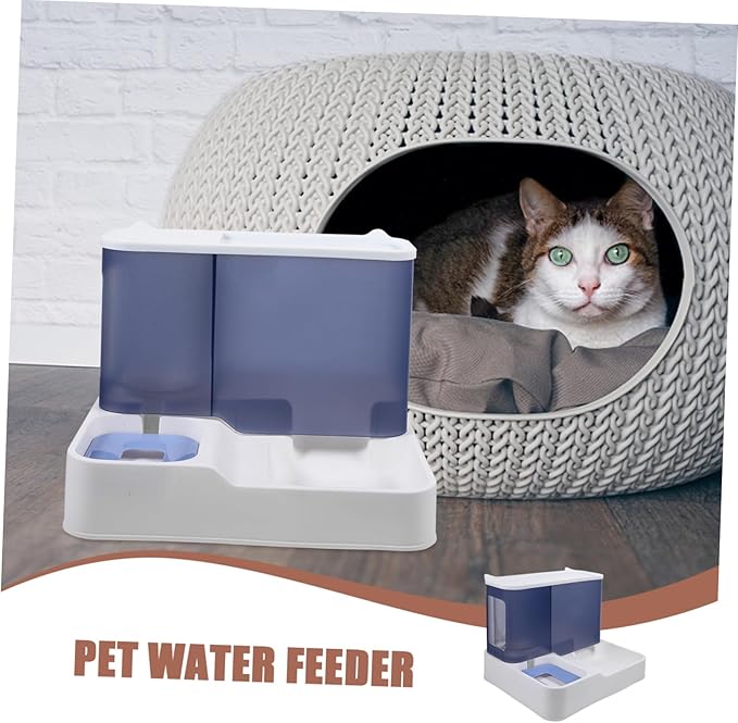 Automatic Pet Feeder Water Bowl Auto Water Dispenser for Small Dogs Cats Pet Bowl Feeder