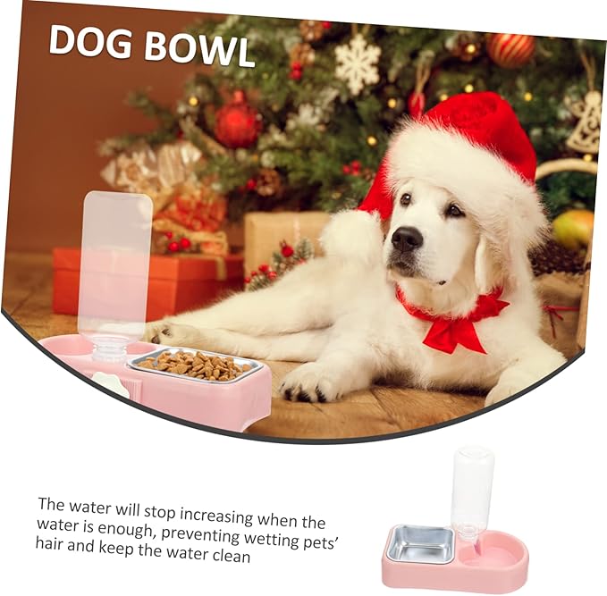 1set Hanging Pet Feeder Automatic Food Water Dispenser for Cats Dogs Detachable Design for Cage Use Convenient Dual Feeding