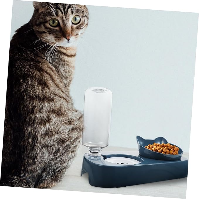 BESPORTBLE Cat Dog Water Feeder Automatic Pet Feeder Bowl Stable Basin Plastic Easy to Maintain