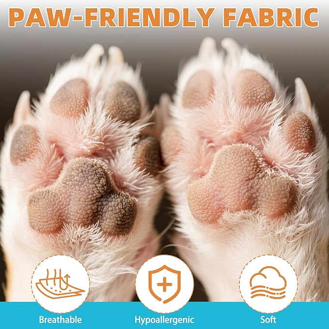 KOOLTAIL Dog Socks for Hot/Cold Pavement, Breathable & Warm Dog Socks to Prevent Licking Paws, Non Slip Pet Boots & Paw Protectors for Hardwood Floor,Grippy Shoes for Small Medium Large Senior Dogs