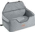 Dog Booster Car Seat Pet Car Seat for Medium Large Dog up to 55 lbs Gray
