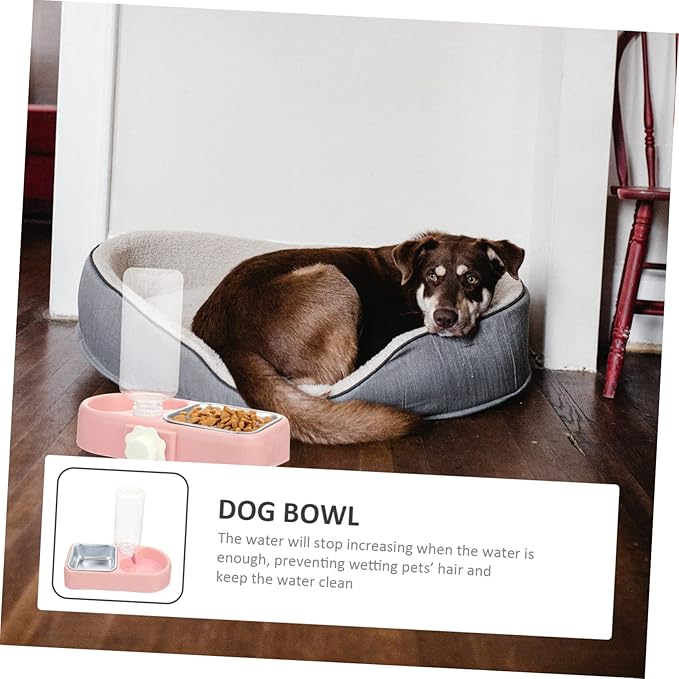 BESPORTBLE 1set Hanging Dog Feeder Detachable Bowls Non- Water and Food Dispenser for Dogs and Cats Convenient Wall-Mounted Design for Busy Pet Owners Easy to and Replace