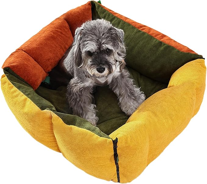 Dog Booster Car Seat,Soft Portable 2-in-1 Pet Carrier with Pockets and Seatbelt - Pet Car Seat - for Truck SUV Back Front Road Trip Daily Commute Puppy Indoor Golf Cart Outing Shopping Public