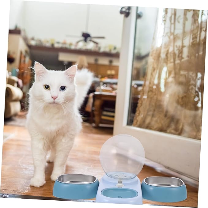 Yardwe Automatic Cat Water Dispenser Capacity Pet Water Feeder Easy Cleaning Design