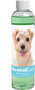 Healthy Breeds Dog Dental Care Water Additive for Norfolk Terrier - Helps Freshen Breath, Reduce Plaque & Control Tartar - Mint Flavor - 8 oz