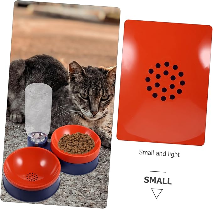 BESPORTBLE Automatic Pet Feeder and Water Bowl for Cats and Dogs Dual Compartment Design for Food and Water Lightweight Deep Sea for Hydration and Nutrition