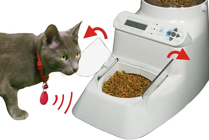 Wireless Whiskers® AI (Artificial Intelligence), RFID, Access Control and Multi-Pet Feeder.