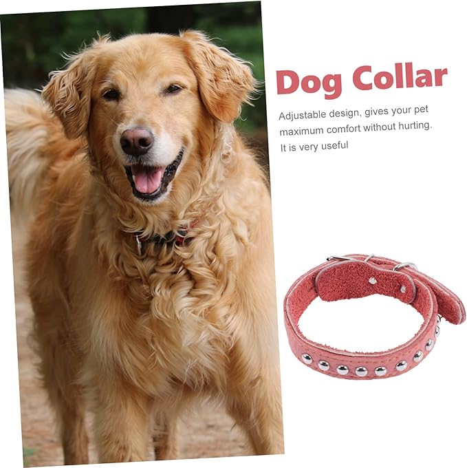 Totority Stylish Dog Collar Vintage Soft Puppy Neck Decor Comfortable Skin-Friendly Neck Ornament for Dogs Chic Retro Design to Make Pets Stand