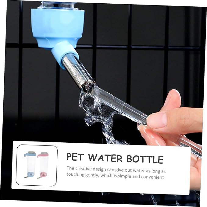 BESTonZON 2PCS Automatic PET Water Feeder Hanging Dispenser for Dogs Cats and Rabbits Sturdy Water Bottle Easy to Install for PET Accessories