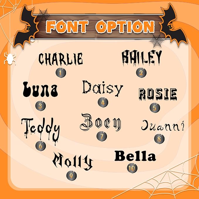 Personalized Halloween Cat Collar Tag – Goth Ghost Bat Pet ID Tags for Dogs & Cats, Spooky Accessories, Boo Basket Stuffers, Summon My Mom Dad, Cute Fall Gifts for Pets (Magic Hat-Shaped ID Tag)