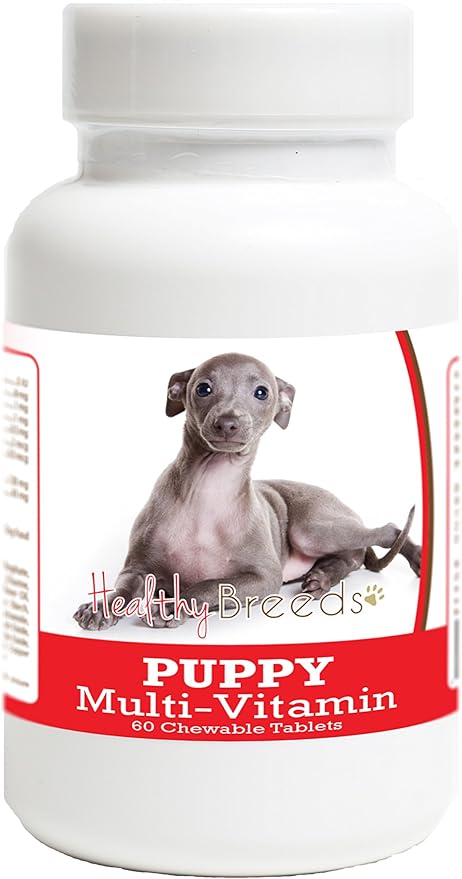 Healthy Breeds Italian Greyhound Puppy Dog Multivitamin Tablet 60 Count