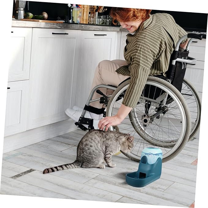 Didiseaon Pet Water Dispenser Auto Water Bowl for Cats Dogs Dog Bowl Dispenser Automatic Pet Feeder Drinking Feeding