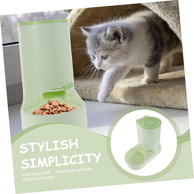 TOYANDONA Portion Control Feeder for Cats Dogs Non Slip Feeding Station for Hydration Needs Easy to Dual Pet Compatibility
