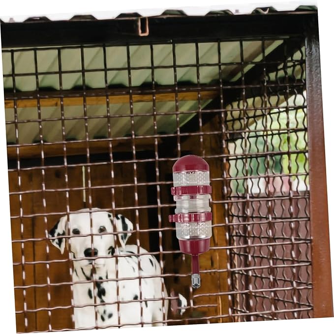 VANZACK 4pcs Pet Water Dispenser for Dogs and Cats Automatic Hanging Feeder Easy to Install for Cages Prevents Spills and Keeps Pets Hydrated