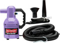 METROVAC Quick Draw Compact Pet Dryer - Pet Hair Remover - Cosmic Purple & Variable Speed