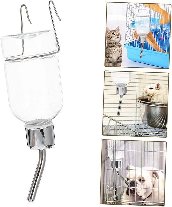 SUPVOX 4pcs Automatic Dog Water Feeder Pet Hanging Water Bottle Portable Dog Dispenser