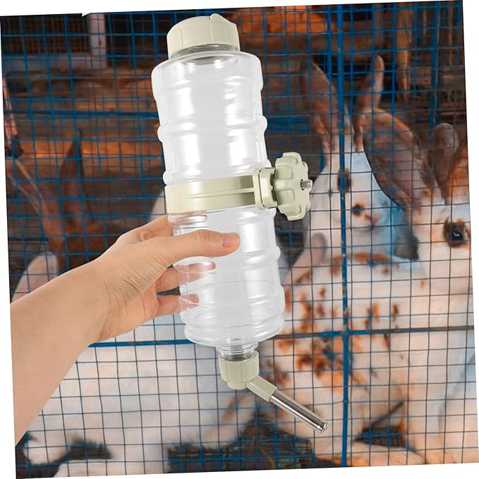 Pet Water Dispenser for Small Animals Leakproof Hanging Dog Water Bottle Automatic Feeder for Chinchillas and Guinea Pigs Capacity and Design