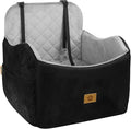 Dog Car Seat for Small/Medium Dogs, Detachable Washable Dog Booster Car Seat Under 35lbs, High-Support Memory Foam,Travel Bed with Storage Pockets