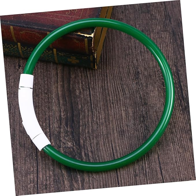 ibasenice Glowing Led Collar for Dogs Rechargeable No Circuit Inside Safe for Bites