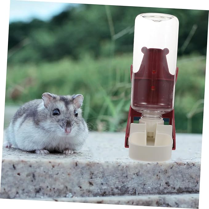 POPETPOP 2pcs Automatic Pet Water Bottle Dog Cat Water Feeder Pet Cage Dispenser