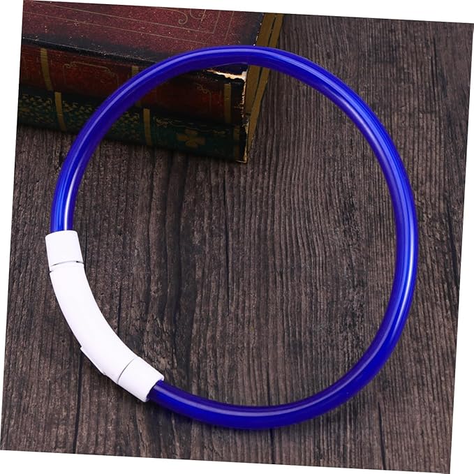 LED Light Dog Collar 50cm Long Rechargeable Waterproof and Flexible for Nighttime